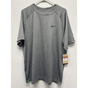 Nike Men's Gray Short Sleeve Dri-FIT T-Shirt